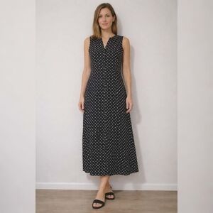 Chiasso Black and White Polka Dot Blouse